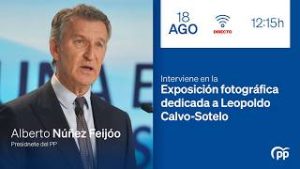 Ruedas de prensa de Feijóo y Cuca Gamarra.