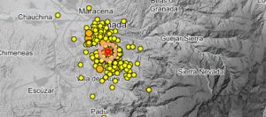 Seguimiento de la hipótesis de los terremotos de Granada