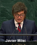 La ONU: Javier Milei