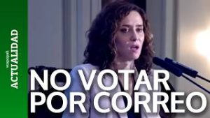Para evitar el PUCHERAZO: No hay que votar por CORREO