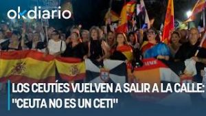 Los ceutíes vuelven a salir a la calle por segunda vez en tres días: «Ceuta no es un CETI»