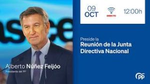 Alberto Núñez Feijóo preside la Reunión de la Junta Directiva Nacional