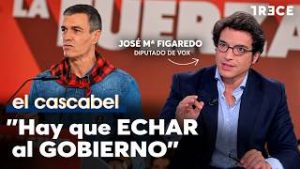 José Mª Figaredo carga contra el Gobierno: “Hay que sacarles de Moncloa y sentarles en el banquillo”