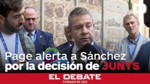 Page alerta a Sánchez del «alto riesgo» de no convocar elecciones si Junts tumba sus decretos